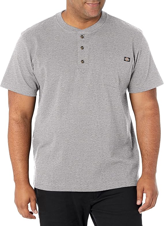 Dickies Men's Heavyweight Henley