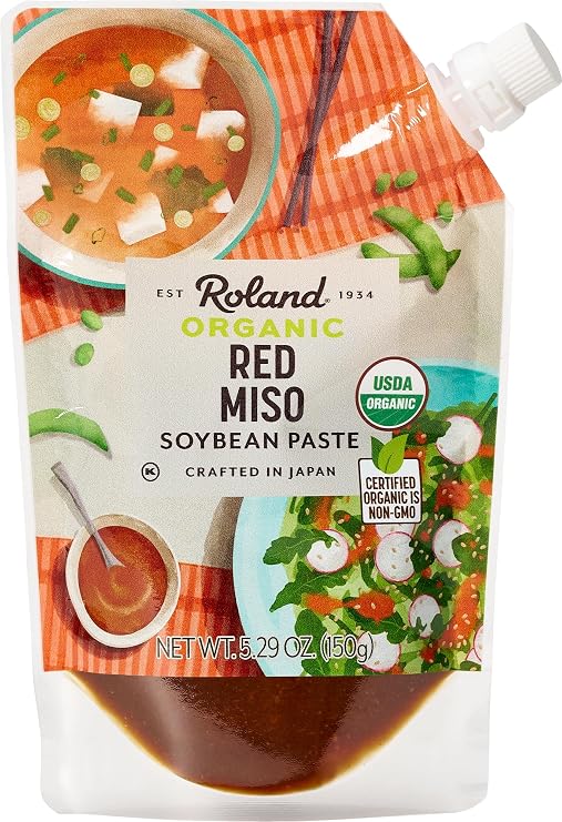 Roland Foods Organic Red Miso Paste, Specialty Imported Food, 5.29 Ounce, Pack of 1