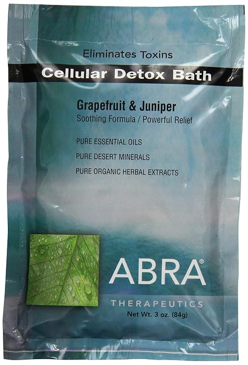 Cellular Detox Bath Counter Display 3 oz pkt - Abra Therapeutics