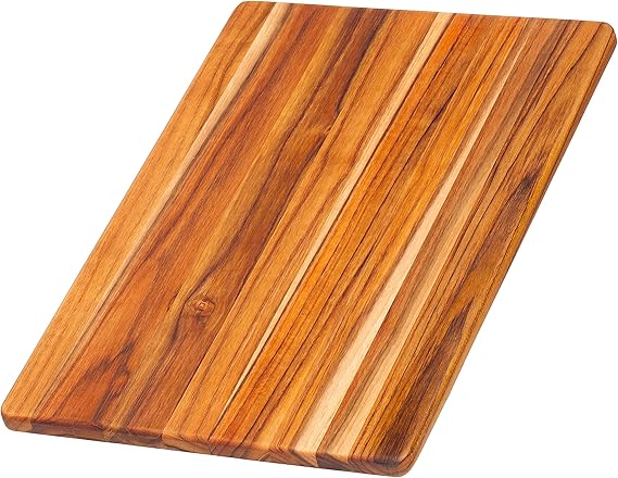 Teakhaus Cutting Board, Wood, Brown, 40 x 28 x 1.4 cm