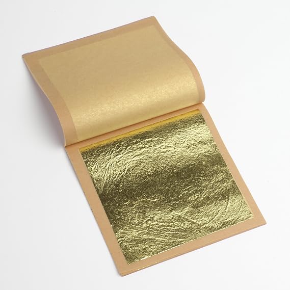 22K Genuine Gold Leaf Loose (5 Sheets)