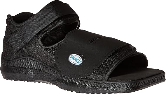 Darco Med-Surg Shoe, Black, Men's Medium 8-1/2 to 10