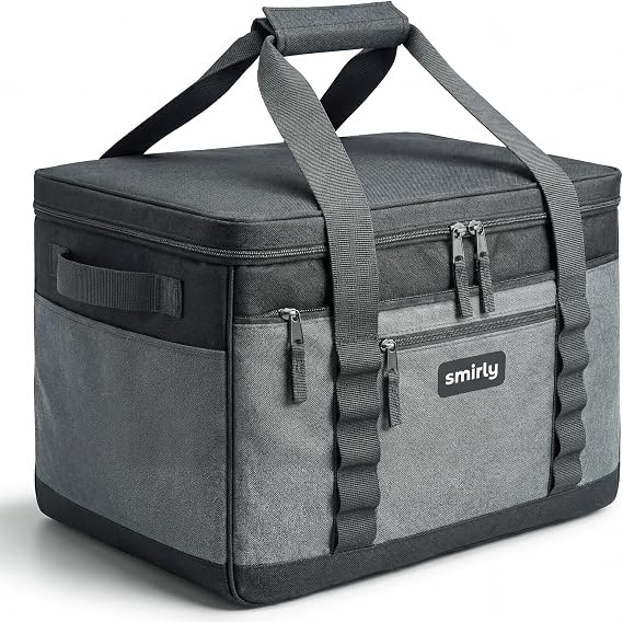 SMIRLY Cooler Bags Insulated, Large Soft Collapsible Cooler, 48 Cans