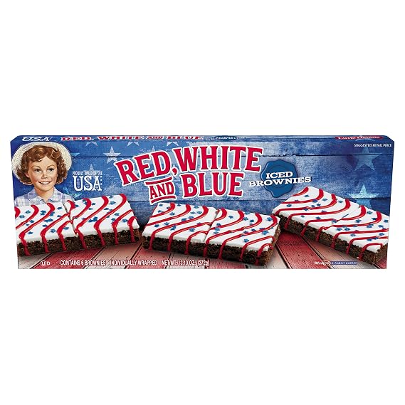 Little Debbie Red, White, Blue Brownies