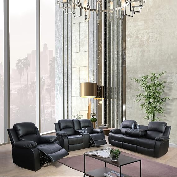 Beverly Fine 3 Piece Recliner Living Room Set