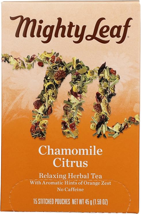 Mighty Leaf Tea Chamomile Citrus Tea 15 Tea Bags