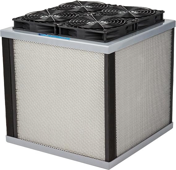 3Pro, Air purifer for house up to 3229ft2, CADR super large 430cfm, collapsible, can be packed into a 20 inch suitcase. UL and CARB certificated. (3Pro(with HEPA+Carbon filters))