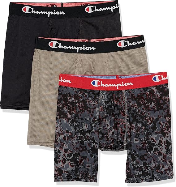 Champion Men's Boxer Briefs (Pack of 3)