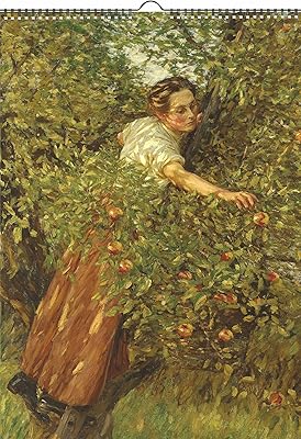 Wall Calendar 2026 [12 pages 8x12] Vintage Scenes Antique Art Museum Painting