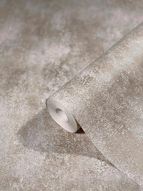marburg Hailey 82250 Wallpaper Bronze Concrete Look for Living Room Bedroom or Kitchen Made in Germany 10.05 m x 0.53 m Premium Non-Woven Wallpaper