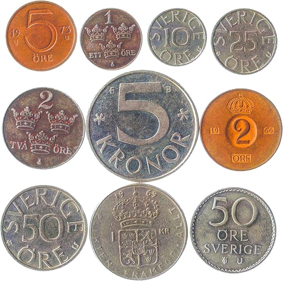 Set of 10 Collectible Coins from South and North America Europe Asia Africa and the Middle East Coin Sets from Around the World