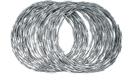 Razor Wire Razor Ribbon Barbed Wire 18 10 Coils 50 Feet Per Roll
