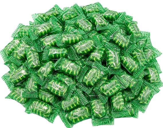 Key Lime Hard Candy 1 lb Bag Green White Citrus Tart Wrapped Sweet Treats