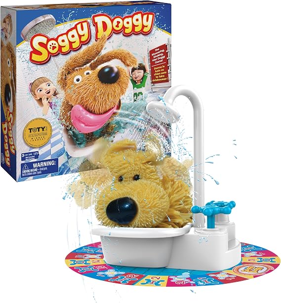 Spin Master Games Soggy Doggy Interactive Shaking & Splashing Dog Kids Game