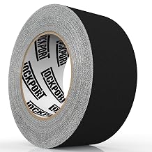 Lockport Gaffers Tape 2 Inch - 30 Yards - Waterproof, No Residue, Non-Reflective, Easy Tear, Matte Gaffer Stage Tape - Gaff Cloth for Photography, Filming Backdrop