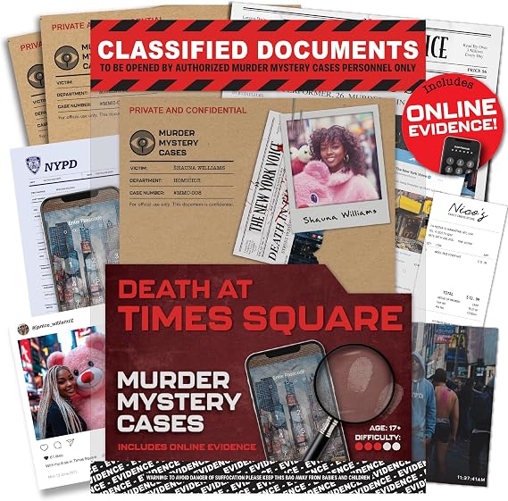 MMC Times Square - Murder Mystery Game for Adults on Date/Game Night