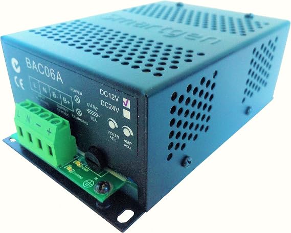 BAC06A-12V (12V/6A, 90-280VAC, 50/60Hz) Battery Charger